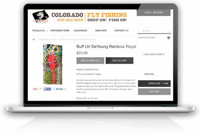 Imagine That has helped a variety of clients in tourism-dependent economies. We can help you too. Cutthroat Angler's website in Silverthorne CO. Another example of responsive website design for business in the mountain region of central Colorado.